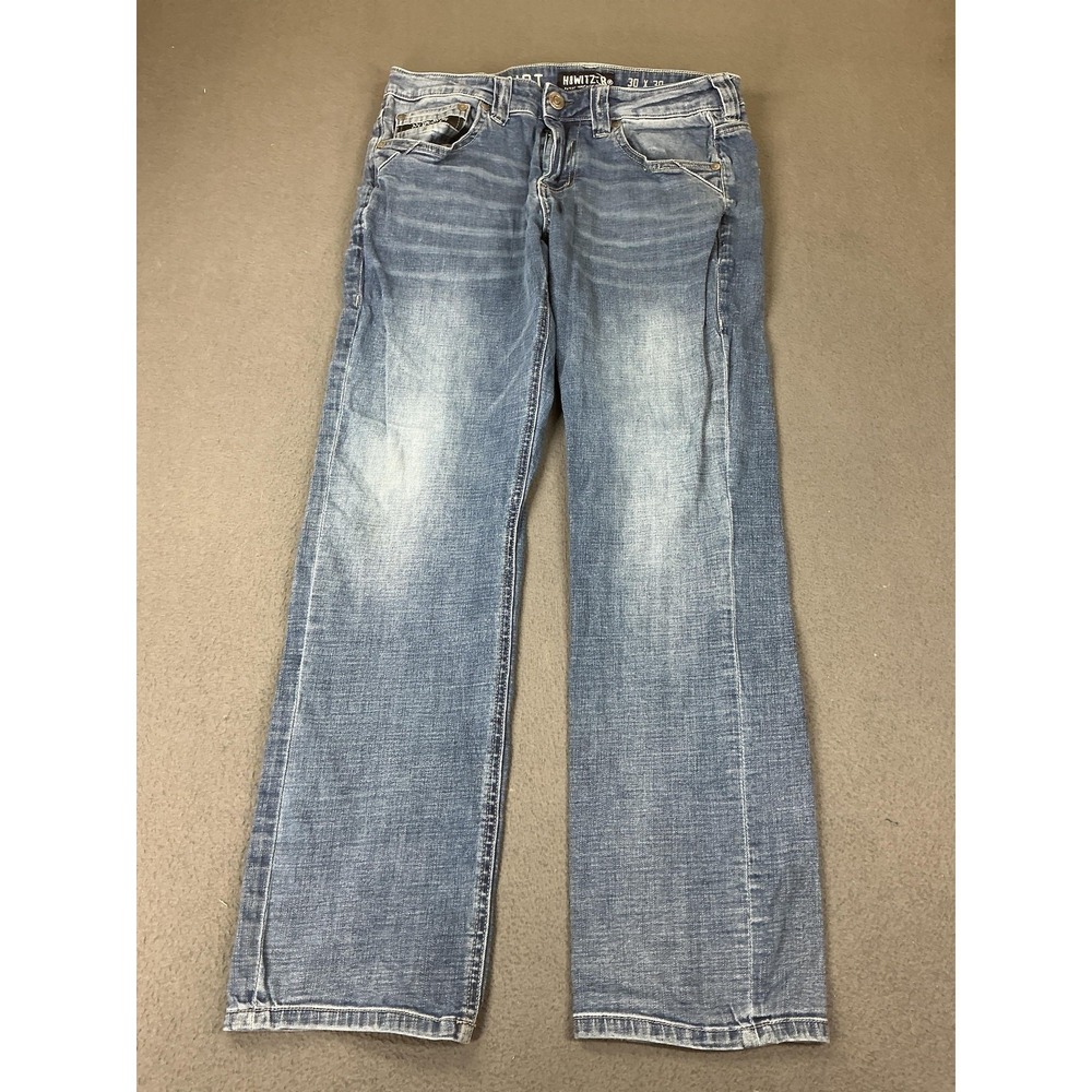 Howitzer Tactical Jeans Mens 30x30 Medium Blue Regular Straight Stretch Denim